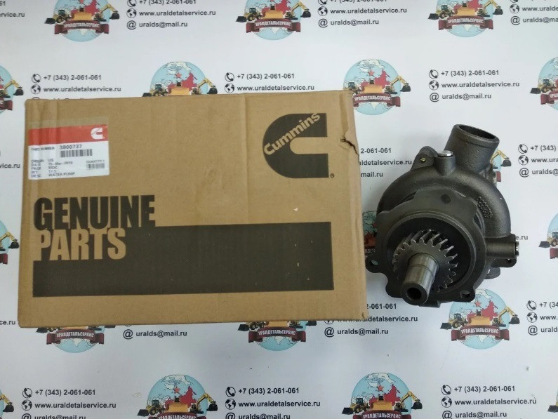 Водяной насос Cummins 3800737 (2882144, 4955705, 3803403, 3803260) Yekaterinburg - photo 1