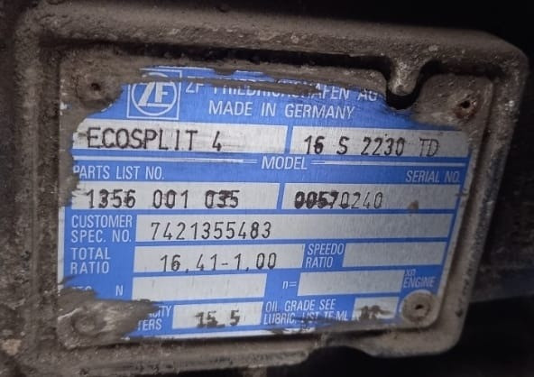 Нужна кпп 16S2230TD на Рено.  - photo 1