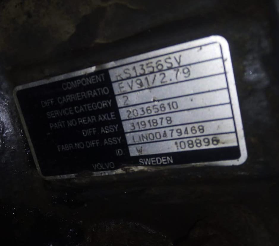Ищу редуктор VOLVO RS1356SV (EV91) 2,79 3191878, 20365610.  - photo 1