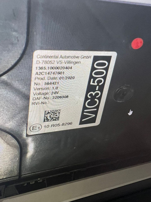 Ищу блок Vic3 DAF XF 106 год, номер в номер 2019 год.  - photo 1