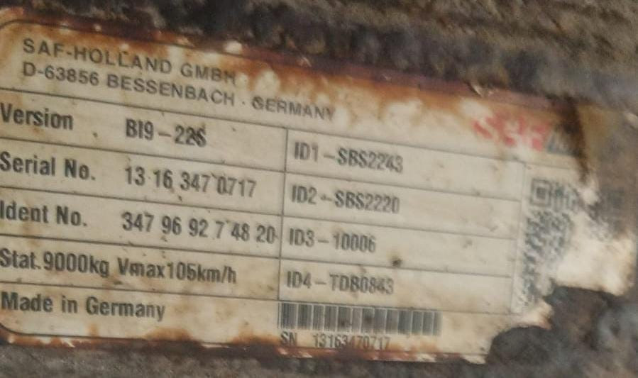 Нужна ось SAF BI9-22S.  - photo 1