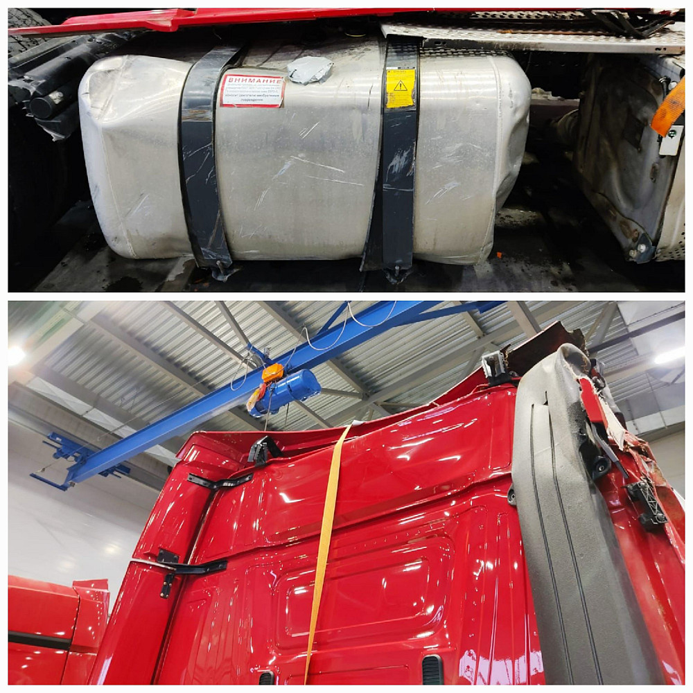 На Актрос мп4 ищу бак топливный 540л и верхний спойлер крыши.  - photo 1