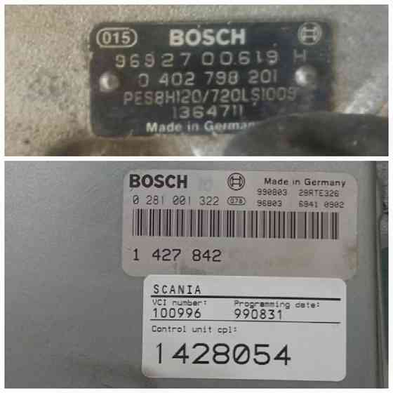 На SCANIA 3 серия нужно ТНВД 0402798201, 1364711 и блок управления двигателем 0281001322, 1427842, 1 Вся Россия