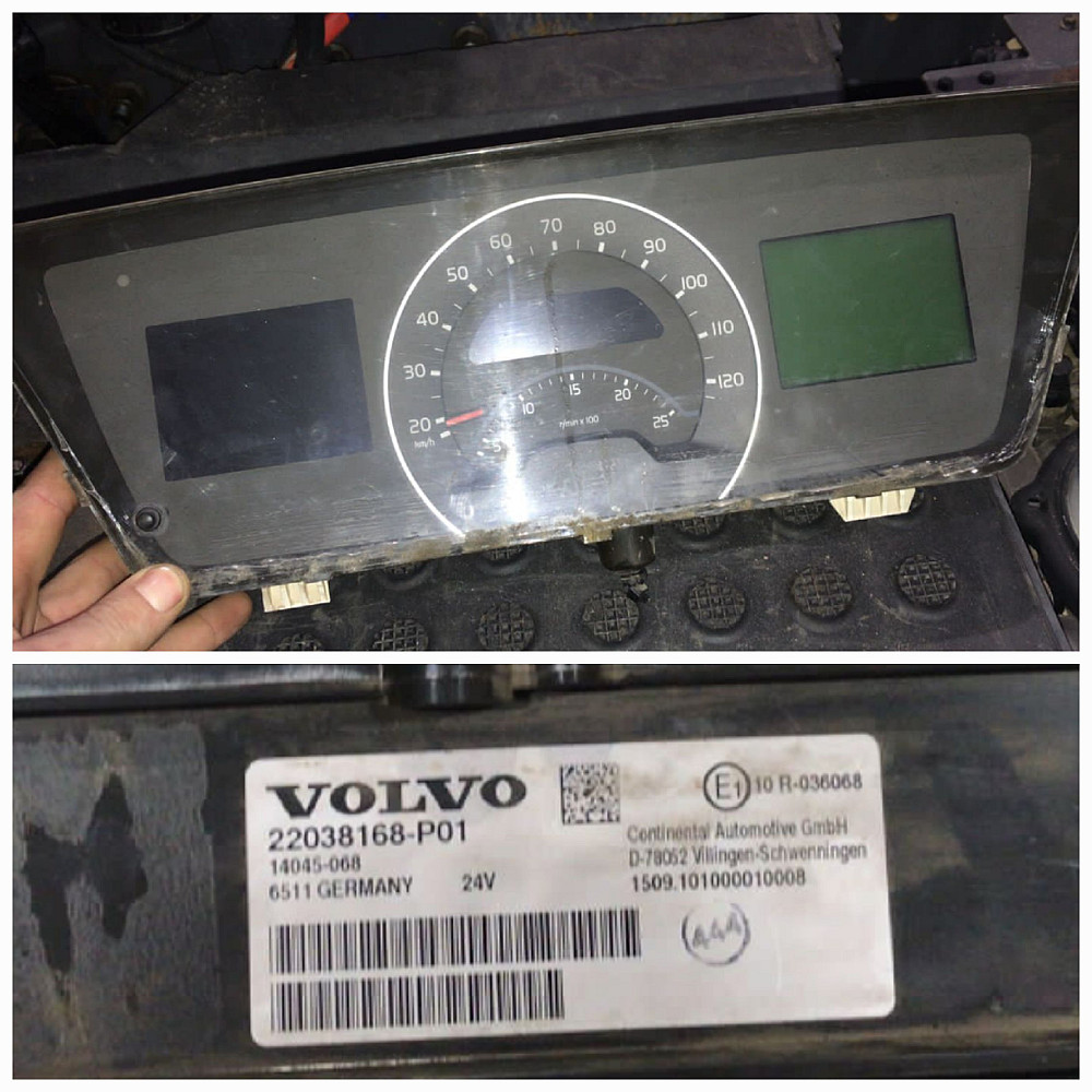 На VOLVO FM 6x4 2014 года (X9PXSK0D7EW114476) нужна панель приборов 22038168.  - photo 1