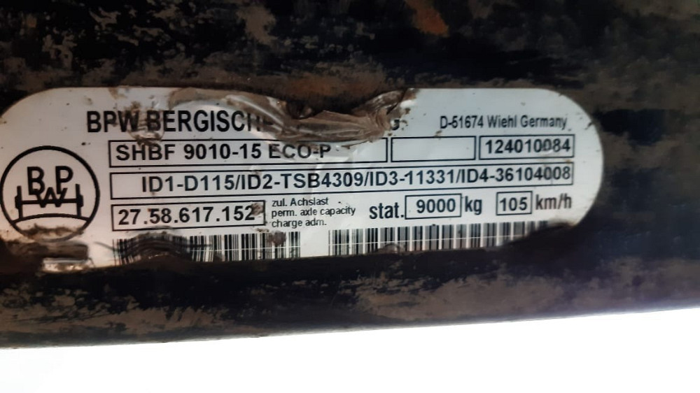 Ищу ось BPW SHBF 9010-15 ECO Plus ( 27.58.617.152 ). Безнал!  - photo 1