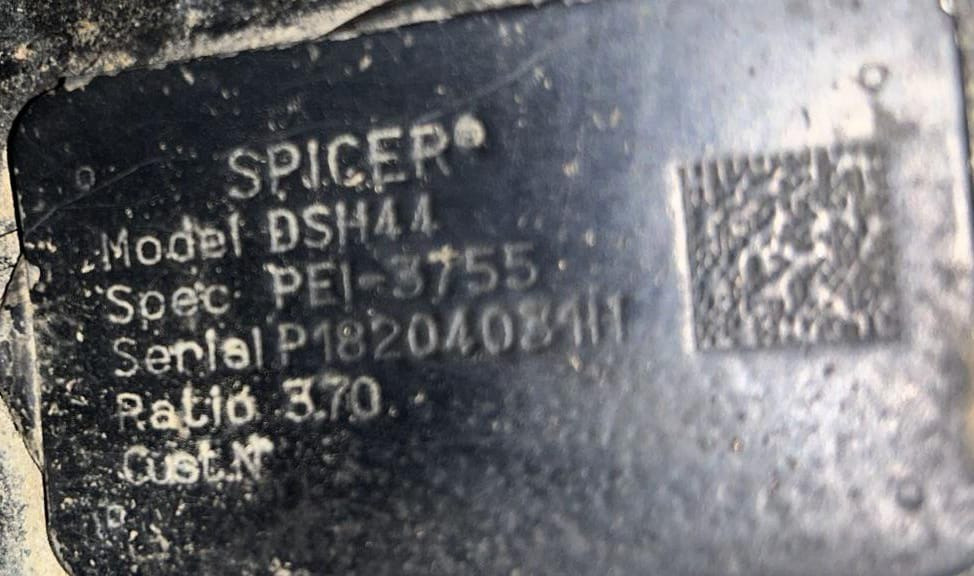 Ищу средний редуктор Spicer Dsh44 ratio 3.70 на Камаз.  - photo 1