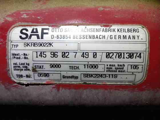 Нужна ось SAF SKRB9022K. Вся Россия