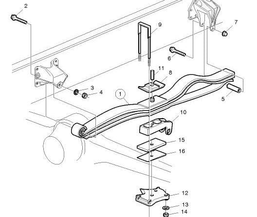 Нужна рессора задняя Volvo FL6, арт.257870.  - photo 1