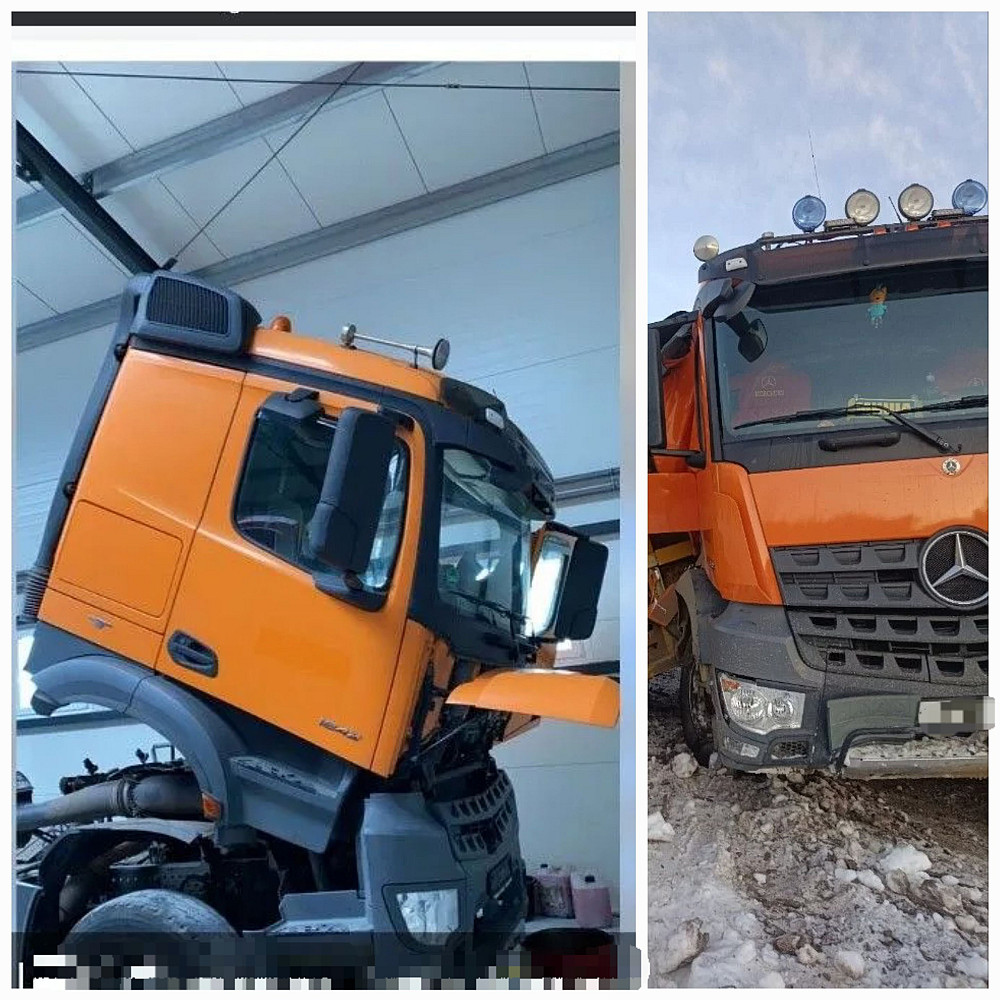 Нужна кабина Мерс AROCS 2020. со спальником, коробка робот, с двумя педалями.  - photo 1