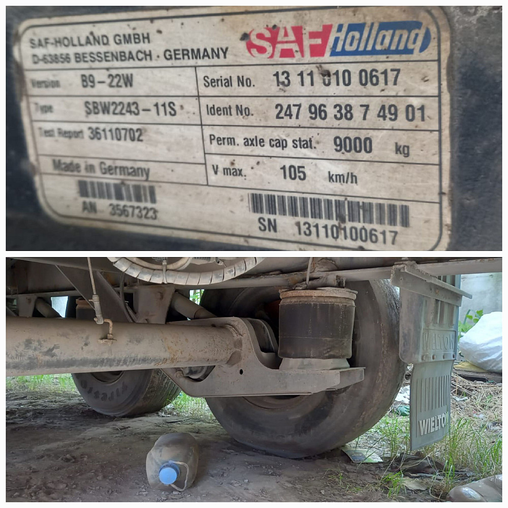 Нужна ось полуприцепа SAF B9-22W SBW2243-11S (247963874901).  - photo 1
