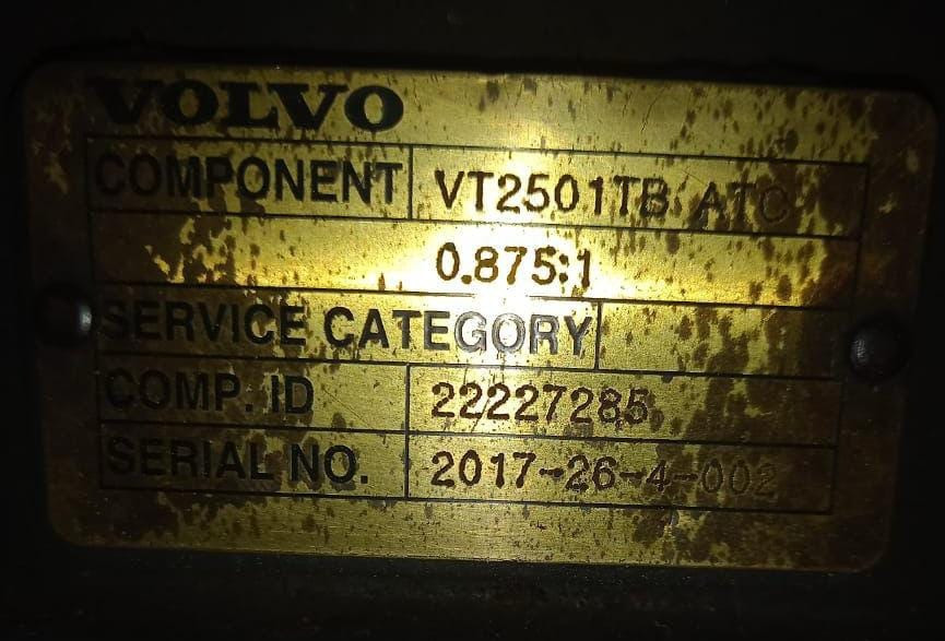 Нужна раздатка Volvo VT2501TB ATC 0.875.  - photo 1