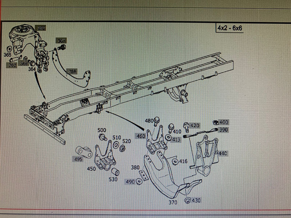 Ищу поперечину #370 на Актрос самосвал. А9413120710.  - photo 1
