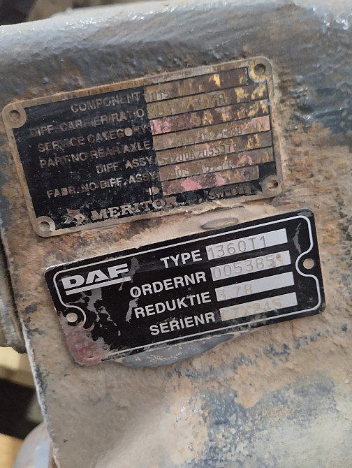 Требуется редуктор 3.78 DAF 2019г.  - photo 1
