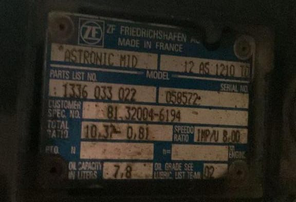 Ищу кпп 12AS1210 TO, 81320046194.  - photo 1