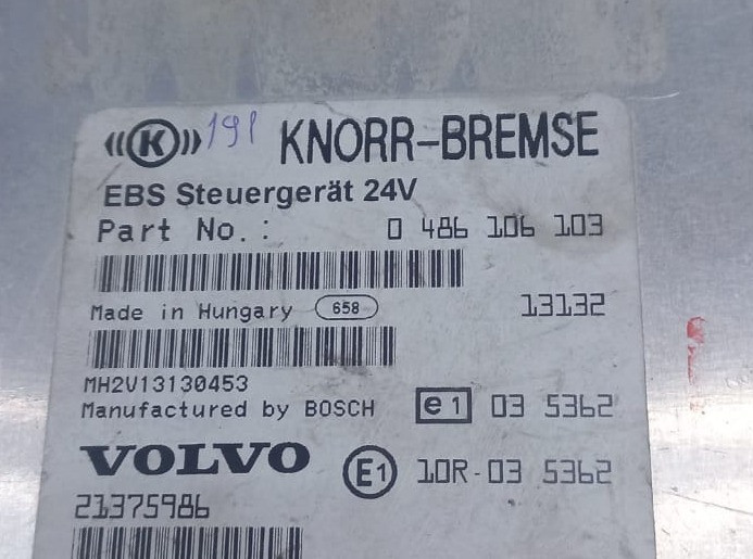 Ищу блок управления EBS: 0486106103, 21375986 Volvo.  - photo 1