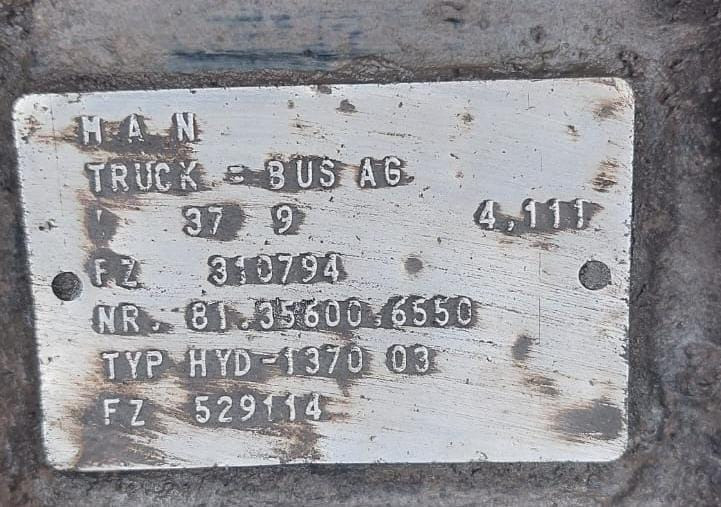 Ищу редуктор проходного моста HYD-1370 4,11 37:9, номер - 81356006550, авто 2012 года.  - photo 1