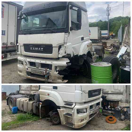 На Камаз 1840 XTC549005I2511182 нужны запчасти для восстановления : 1. Бампер в сборе (фары, все кр 