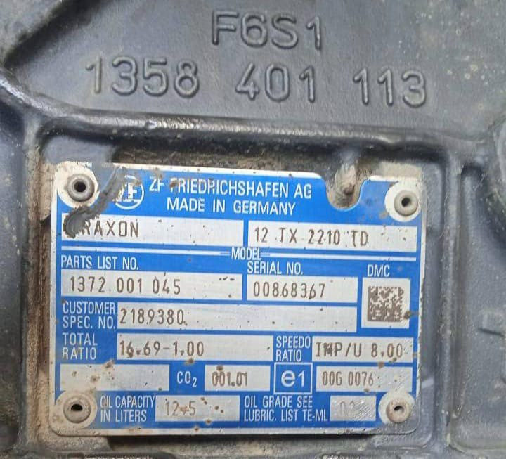Ищу кпп TRAXON 12TX2210TD 1.00 на DAF 106 2022г.  - photo 1