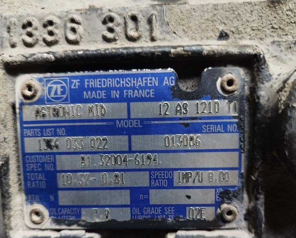 Нужна АКПП 12AS1210 TO на MAN TGM.  - photo 1