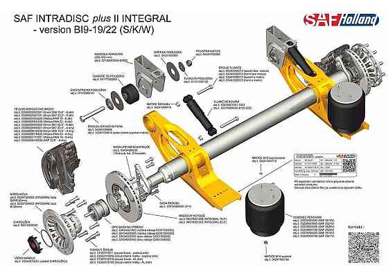 Интересует ось или балка SAF B9-22S01. Вся Россия