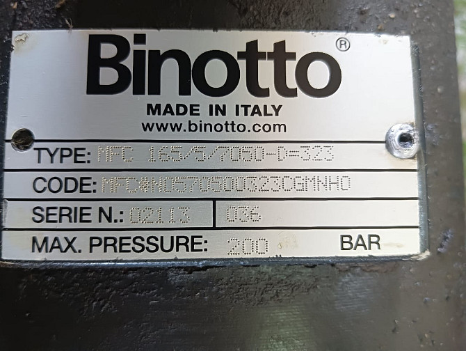 Ищу MFC 165/5/7050 D=323 (MFC#N0570500323CGMNHO) BINOTTO - цилиндры гидравлические для подьема кузов  - photo 1