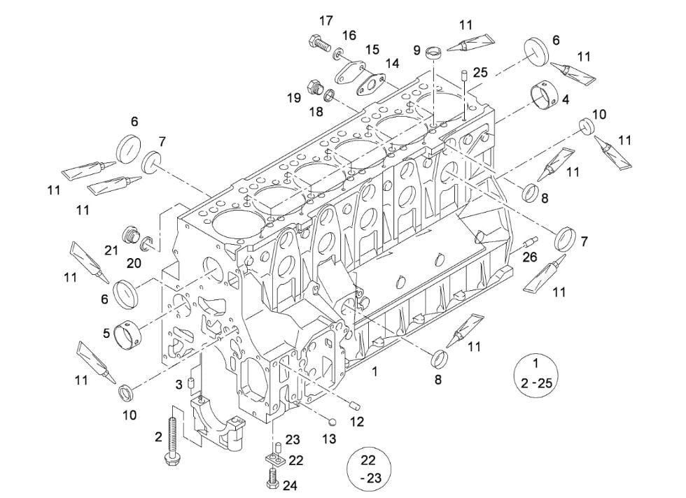 Ищу блок цилиндров D0836lf40.  - photo 1