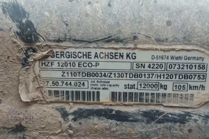 Нужна ось прицепа BPW HZF 12010 ECO-P.  - photo 1