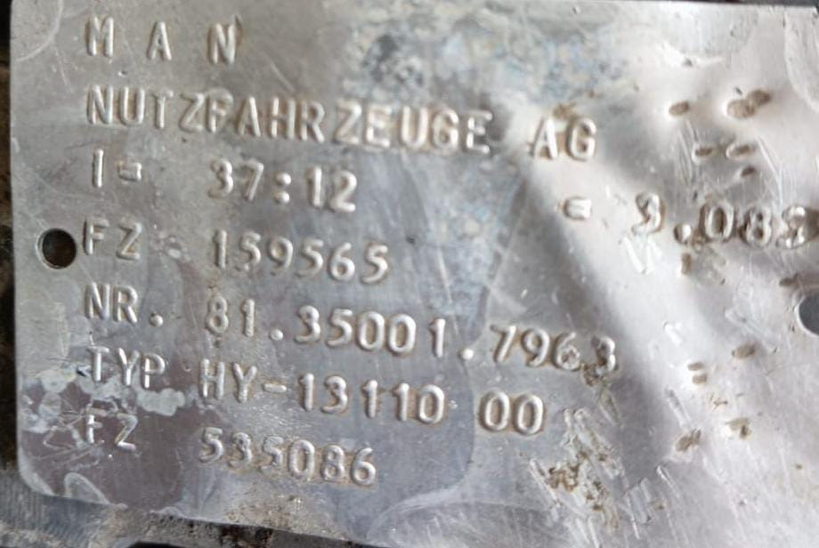 Ищу редуктор HY-13110 37/12 81350017963 на MAN F2000.  - photo 1