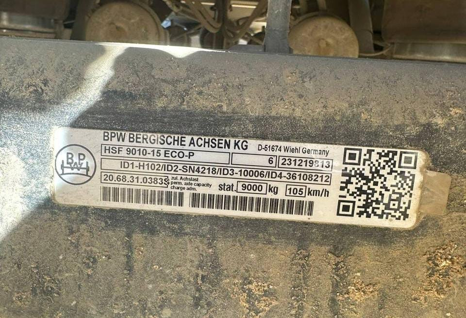 Ищу ось прицепа HSF 9010-15 ECO Plus.  - photo 1