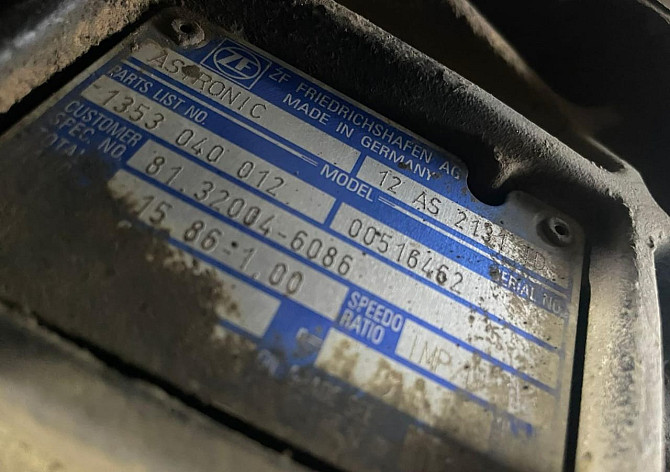 Нужна АКПП 12AS2131TD на МАN TGX 2008 года, с ретардой. Вся Россия - изображение 1
