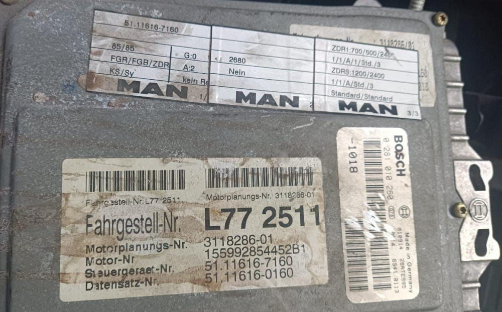 Нужен 51116167160 блок управления на Ман Командор 285л.с.  - photo 1