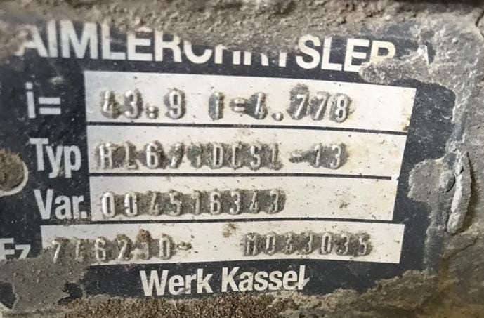 Нужен редуктор HL6 43:9, 004516343 Мерседес.  - photo 1