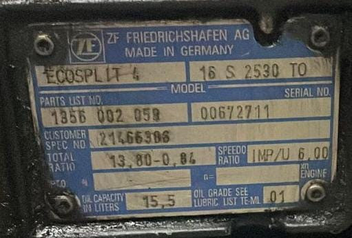 На Рено Керакс нужна кпп 16S2530TO.  - photo 1