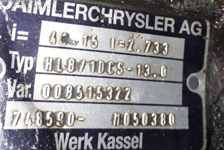 Ищу редуктор заднего моста HL8 41 :15 - 2,733 мерседес.  - photo 1