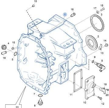 Ищу картер КПП Scania GRS905 нового образца (коробка с блоком TMS), арт.2433418.  - photo 1