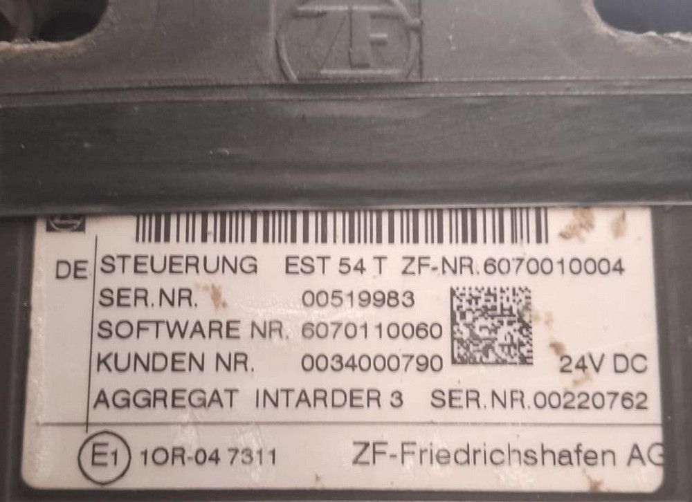 Ищу блок управления кпп zf intarder 3 est 54, 6070010004.  - photo 1