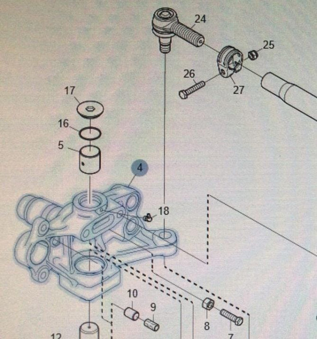Ищу SCANIA 2443895 кулак поворотный.  - photo 1