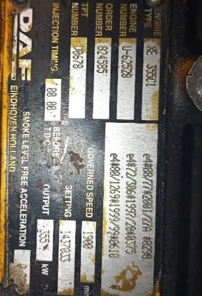 Ищу двигатель XE355C1 на Daf 105, столб / в сборе.  - photo 1