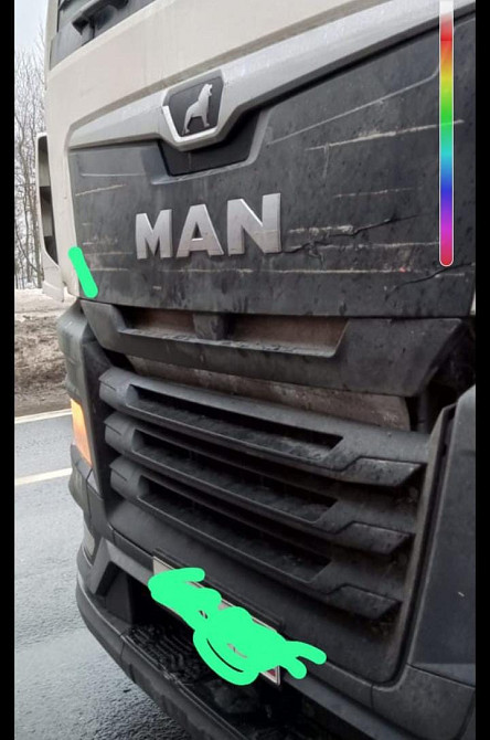 Нужна решетка радиатора ну или капот на MAN TGX..  - photo 1