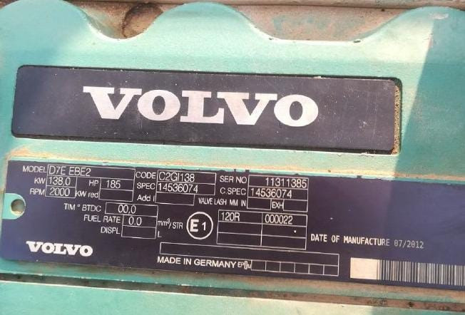 Интересует блок двс d7e ebe2 (135кВт) = deutz tcd 2013 l06 2v, стоит на эксковаторе volvo ec240blc p  - photo 1