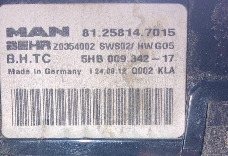 Ищу блок управления отопителем 81258147015 MAN. Вся Россия - изображение 1