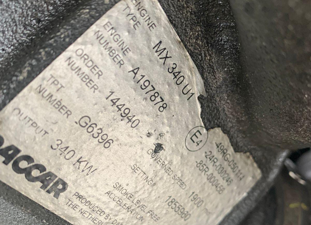 Ищем мотор MX340U1 на Даф 105 2014 года. Вся Россия - изображение 1