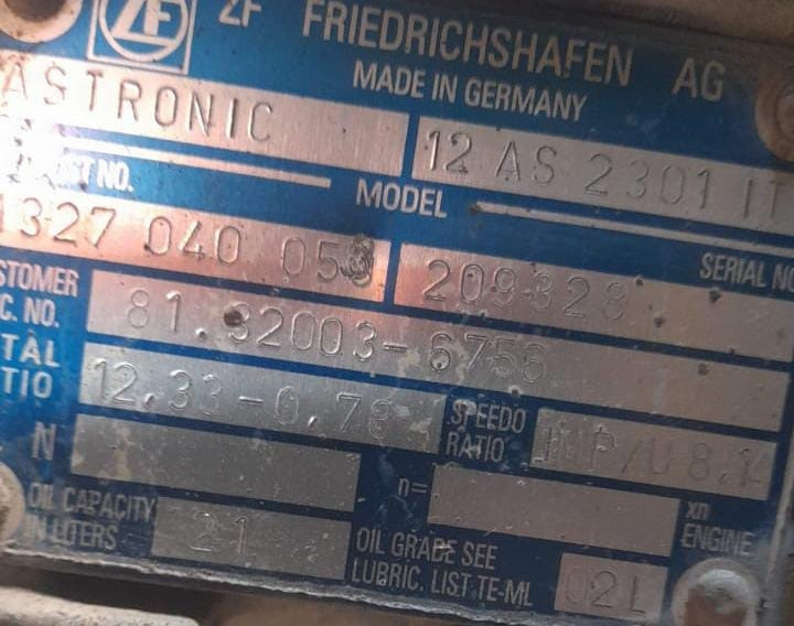 Нужна такая коробка автомат 12AS2301IT, 81320036756. Вся Россия - изображение 1