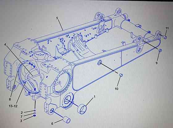 Ищу раму для бульдозера CATERPILLAR D10T Артикул: 213-0496, номер замены: 213-0495. 