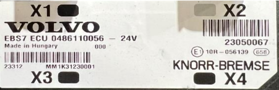 Knorr-Bremse 0486110056 блок управления тормозами EBS7 Sankt-Peterburg
