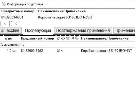 Ищем кпп 6S1901, арт. 81320036851. Вся Россия - изображение 1