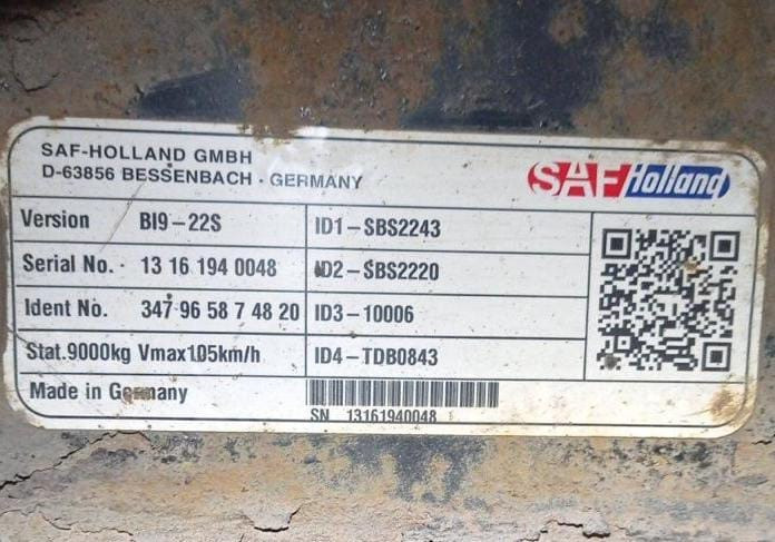 Нужна ось SAF Bl9-22S. Вся Россия - изображение 1