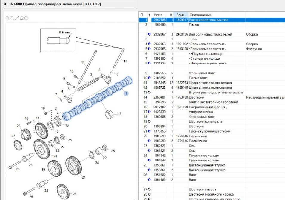 Нужен 2967686 распредвал б/у оригинал на Сканию 12л пде.  - photo 1