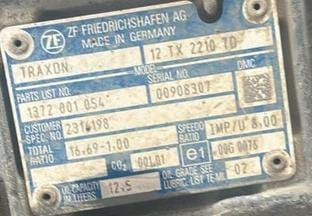 Ищем кпп 12TX2210TD 16.69-1.00.  - photo 1