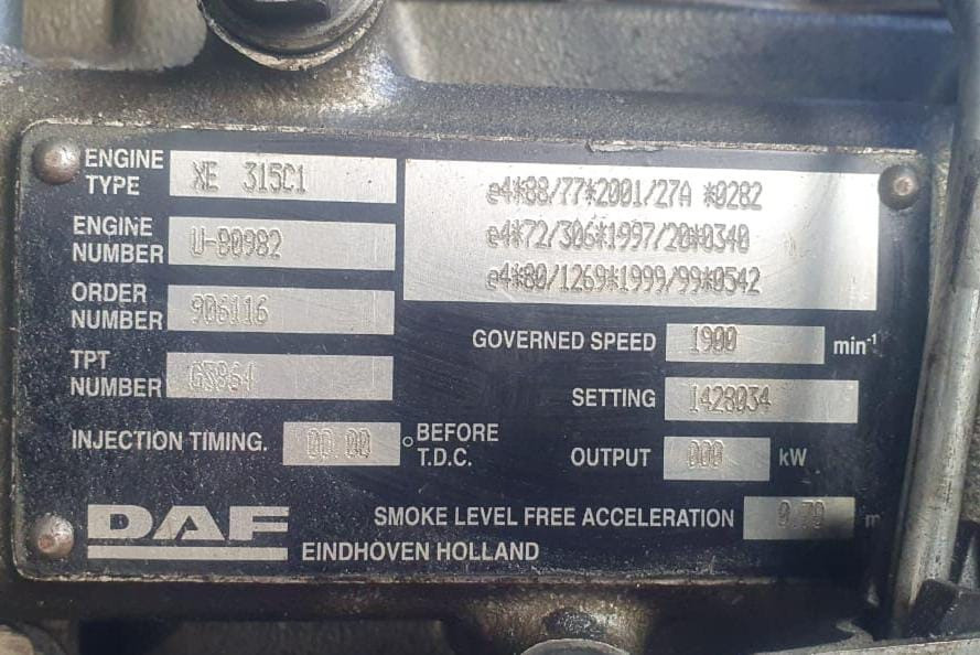 На DAF 95 2005 г. нужен блок или ДВС XE315C1.  - photo 1